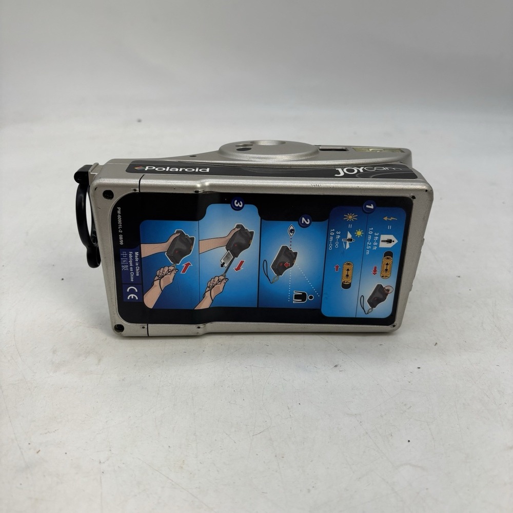 Polaroid Joycam Instant Film Camera Silver 1999  Vintage Untested No Film